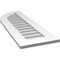 Ekena Millwork Quarter Round Top Left Surface Mount PVC Gable Vent w/ 3-1/2"W x 1"P Standard Frame, 14"W x 40"H GVPQL14X4001SN - alternate 3